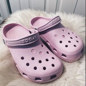 Pink Crocs
